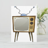 Retrotelevisie-uitvindingen Kaart (Staand voorkant)