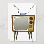 Retrotelevisie-uitvindingen Kaart (Voorkant / Achterkant)