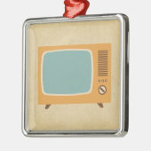 Retrotelevisieset Metalen Ornament (Links)