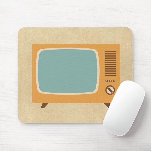 Retrotelevisieset Muismat (Met muis)