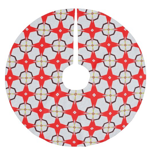 Retrotestpatroon Kerstboom Rok (Voorkant)