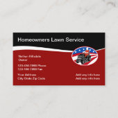 Retrothema gazonservice visitekaartje (Voorkant)
