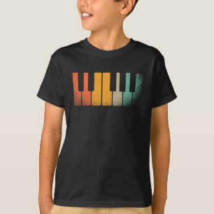 Retrotoetsenbord Piano Keys Musical Instrument T-shirt