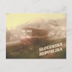 Retrotrein Briefkaart