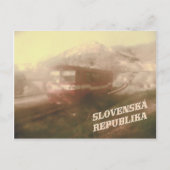 Retrotrein Briefkaart (Voorkant)