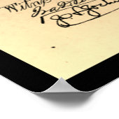  Retrotropine patentafdruk Poster (Hoek)