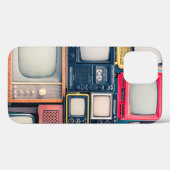Retrotv-ontvangers ingesteld vanaf ongeveer 60, 70 Case-Mate iPhone case (Achterkant (horizontaal))