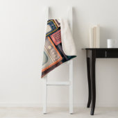 Retrotv-ontvangers ingesteld vanaf ongeveer 60, 70 sherpa deken (In situ)