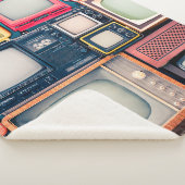 Retrotv-ontvangers ingesteld vanaf ongeveer 60, 70 sherpa deken (3/4)