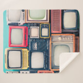 Retrotv-ontvangers ingesteld vanaf ongeveer 60, 70 sherpa deken (Voorkant (horizontaal))