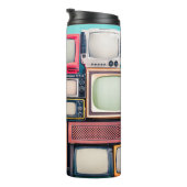 Retrotv-ontvangers ingesteld vanaf ongeveer 60, 70 thermosbeker (Geroteerd rechts)