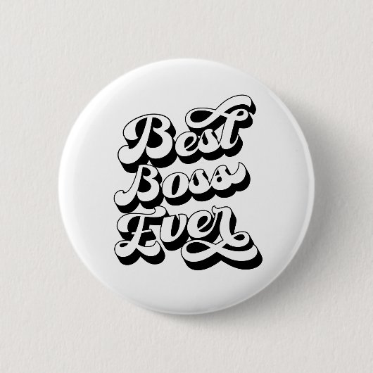 Retrotype Best Boss Ever Button (Voorkant)