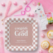 Retrotypegrofering Papieren Bordje (Feest)