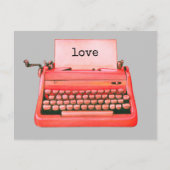 Retrotypemachine - Aangepaste  Valentijn Briefkaart (Voorkant)