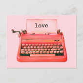 Retrotypemachine - Aangepaste  Valentijn Briefkaart (Voorkant)