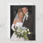  Retrotypemachine bruiloft Hartelijk dank Bedankkaart (Achterkant)