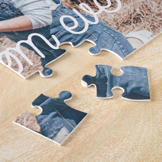 Retrotypografie Beste moeder ooit Moederdag Legpuzzel (Zijkant)