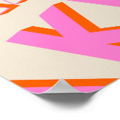 Retrotypografie, diagonaal, 'Make It Fun'. Poster (Hoek)