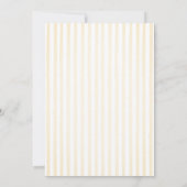 Retrotypografie gestreept Vrijgezellenfeest Kaart (Achterkant)