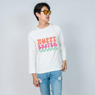 Retrotypografie Hoppy Easter T-shirt