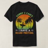 RetroVacatie Surfende  surfer T-shirt (Design voorkant)