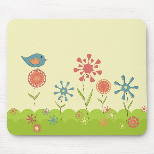 Retroveestuin Muismat (Voorkant)