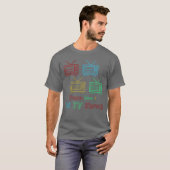 RetroVelevision 90s 80s retro T-shirt (Voorkant volledig)