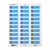 Retroventielvermogen Etiket (Full Sheet)