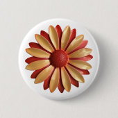 Retroventilatorpinnen - Floral Spring Garden Ronde Button 5,7 Cm (Voorkant)
