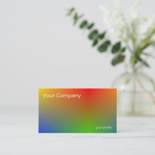 Retroverloop Visitekaartje (Staand voorkant)