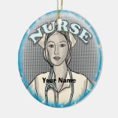 Retroverpleegkundige Keramisch Ornament (Links)