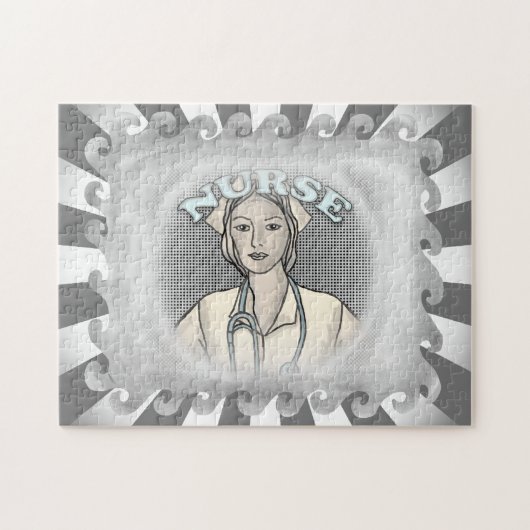 Retroverpleegkundige Legpuzzel (Horizontaal)