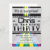 Retrovideogame Dertigste verjaardag Kaart (Voorkant / Achterkant)