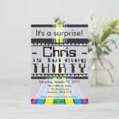 Retrovideogame Dertigste verjaardag Kaart (Staand voorkant)