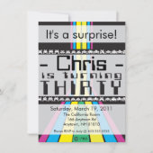 Retrovideogame Dertigste verjaardag Kaart (Voorkant)