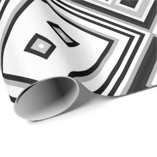 Retrovierkant achtergrond cadeaupapier (Rol Hoek)