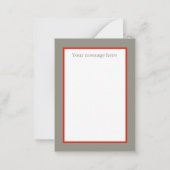 retrovintage Valentijn olifant Vakantie Notitiekaartje (Achterkant)