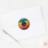 Retrovinylplaat - vinylplaat LP-record Ronde Sticker (Envelop)