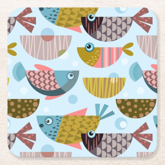 Retrovis Kartonnen Onderzetters (Voorkant)