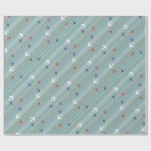 Retrovliegtuigpatroonpapier Cadeaupapier (Vlak)