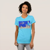 Retrovlucht Begeleidende T-Shirt (Voorkant volledig)