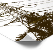 Retrovoedingslijnen KunstPoster Poster (Hoek)