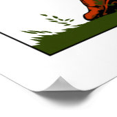 Retrovoetbalvectorkunst football poster (Hoek)