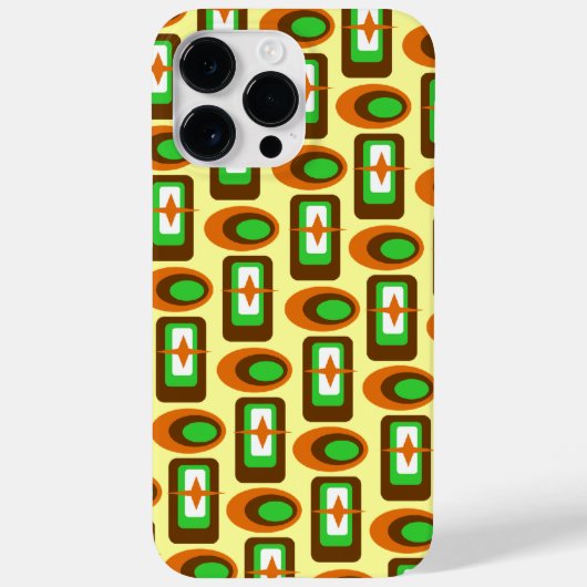 Retrovormen Case-Mate iPhone Case (Achterkant)