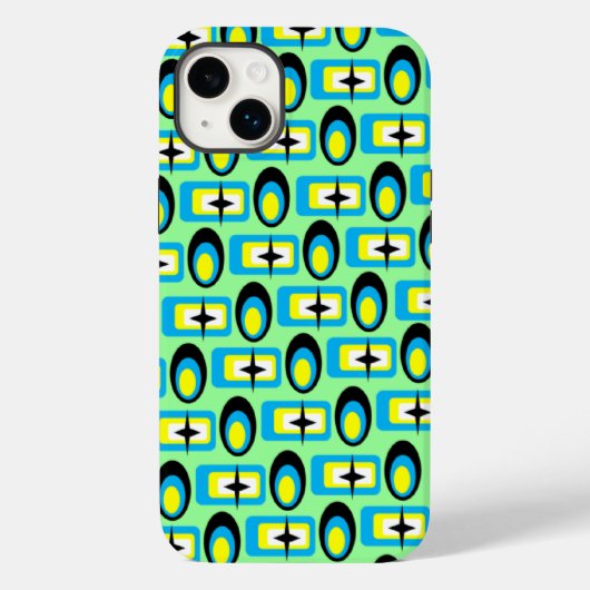 Retrovormen Case-Mate iPhone Case (Achterkant)