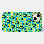 Retrovormen Case-Mate iPhone Case (Achterkant (horizontaal))