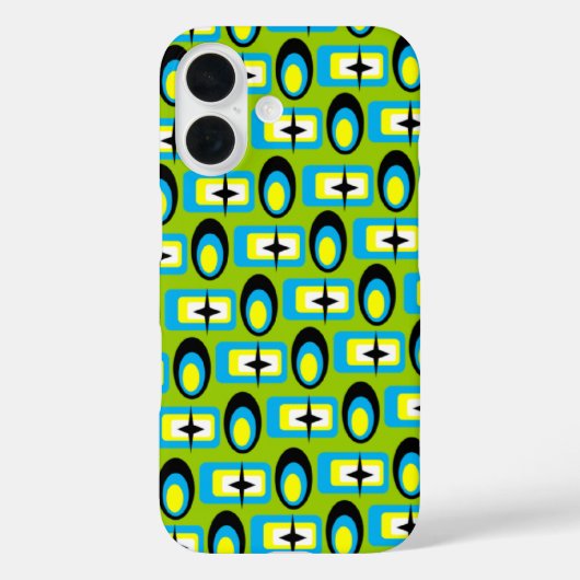 Retrovormen Case-Mate iPhone Case (Achterkant)