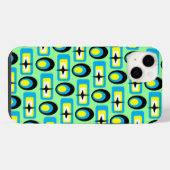 Retrovormen iPhone Hoesje (Achterkant horizontaal)