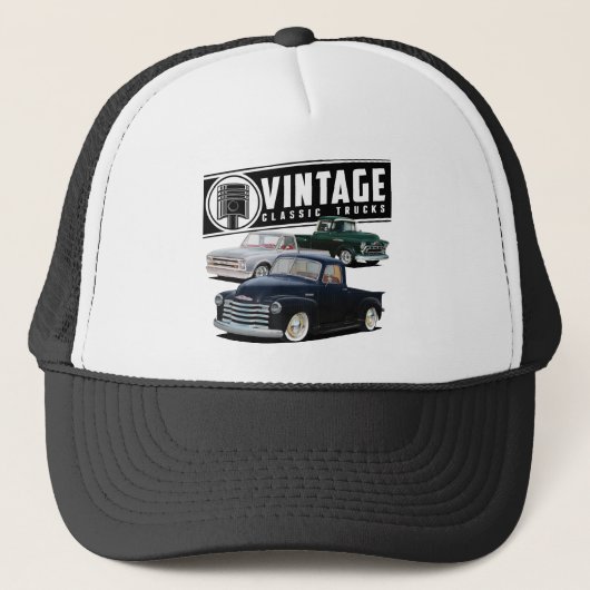 Retrovrachtwagens Trucker Pet (Voorkant)