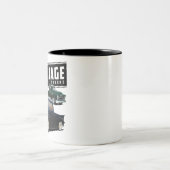 Retrovrachtwagens Tweekleurige Koffiemok (Center)